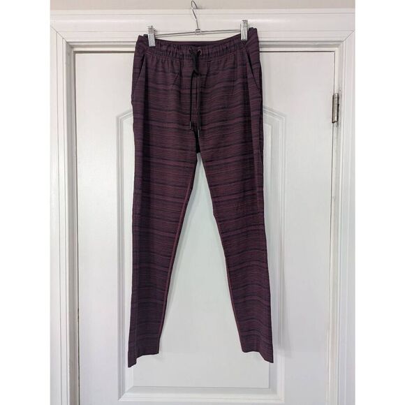 Lululemon Jet Crop (Slim) (Luxtreme) women's size 0/2 heathered berry comfort - Picture 1 of 5